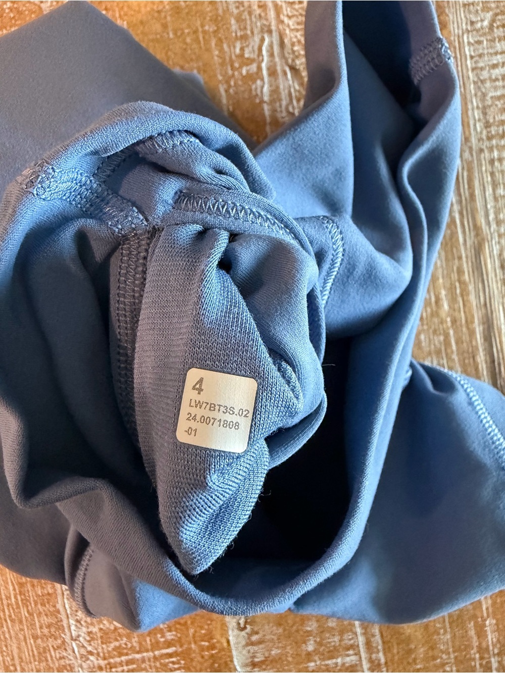 Lululemon Align High Rise Short 6” Oasis Blue Size 4 Nulu Yoga Biker Shorts - Picture 3 of 3